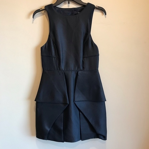 Tibi Simona Jacquard Black Dress Size 6 - Picture 2 of 10
